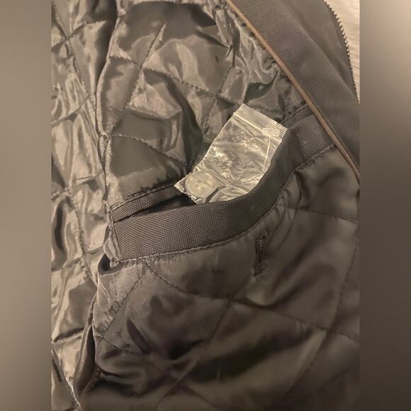 Perry Ellis Black Jacket Coat Large - Picture 4 of 5